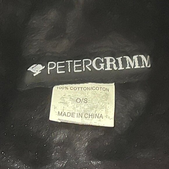 Peter Grimm Hat, Womens One Size Black Faux Fur Lined Bomber Hat, Cotton Lining - Picture 7 of 7